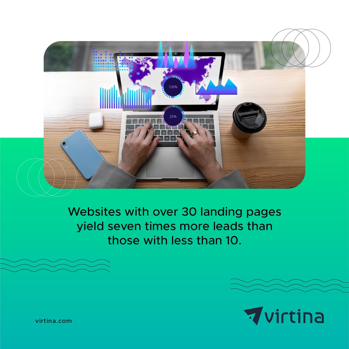 Maximize lead generation with landing pages! 📈✨ Websites with 30+ landing pages generate 7x more leads. Create targeted pages for conversions and capture valuable leads. Elevate your online success with this strategy. #LeadGen #LandingPages #ConversionOptimization