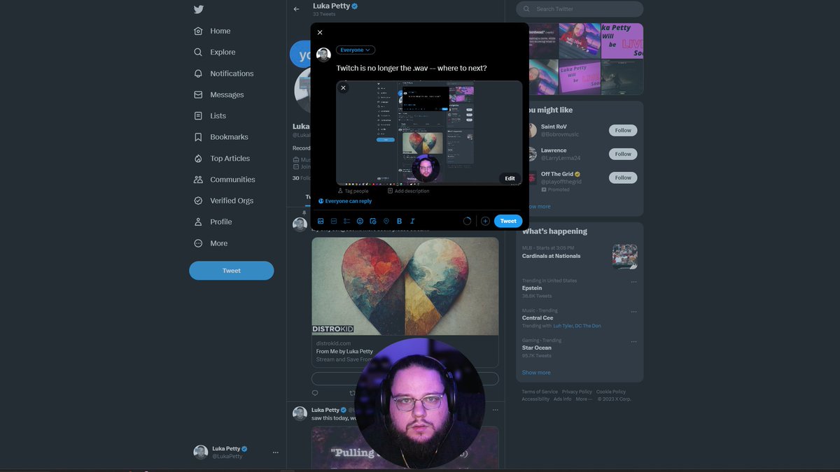 VisionexStudios's tweet photo. Twitch is no longer the .wav -- where to next? https://t.co/pzs0Qg4ocb