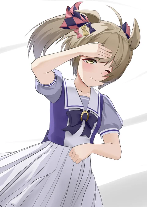 毎日ガチャ64 「や～ん、前髪みだれちゃう!」 #ウマ娘 #スマートファルコン