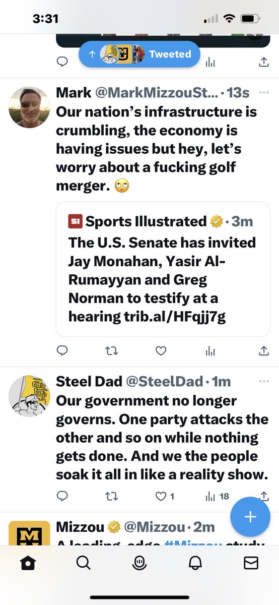 @SteelDad Back to back. Good timing. And so true.