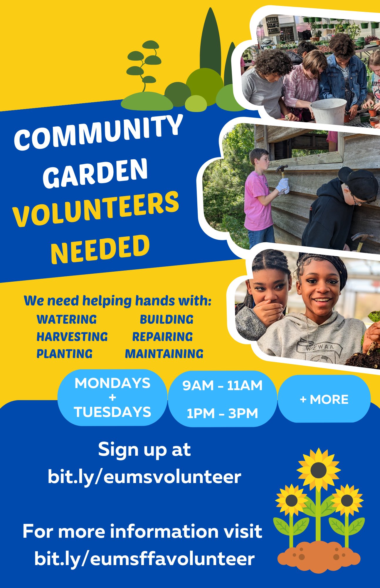 East Union Middle School on Twitter out and help us maintain our