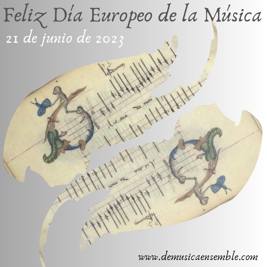 A quien la disfruta. A quien la ama. A quien siempre la escucha. A quien la imagina. A quien vive de ella, por ella y para ella. A quienes pensamos que sin ella el mundo sería mucho más triste. A todas, a todos: ¡Feliz Día Europeo de la Música!