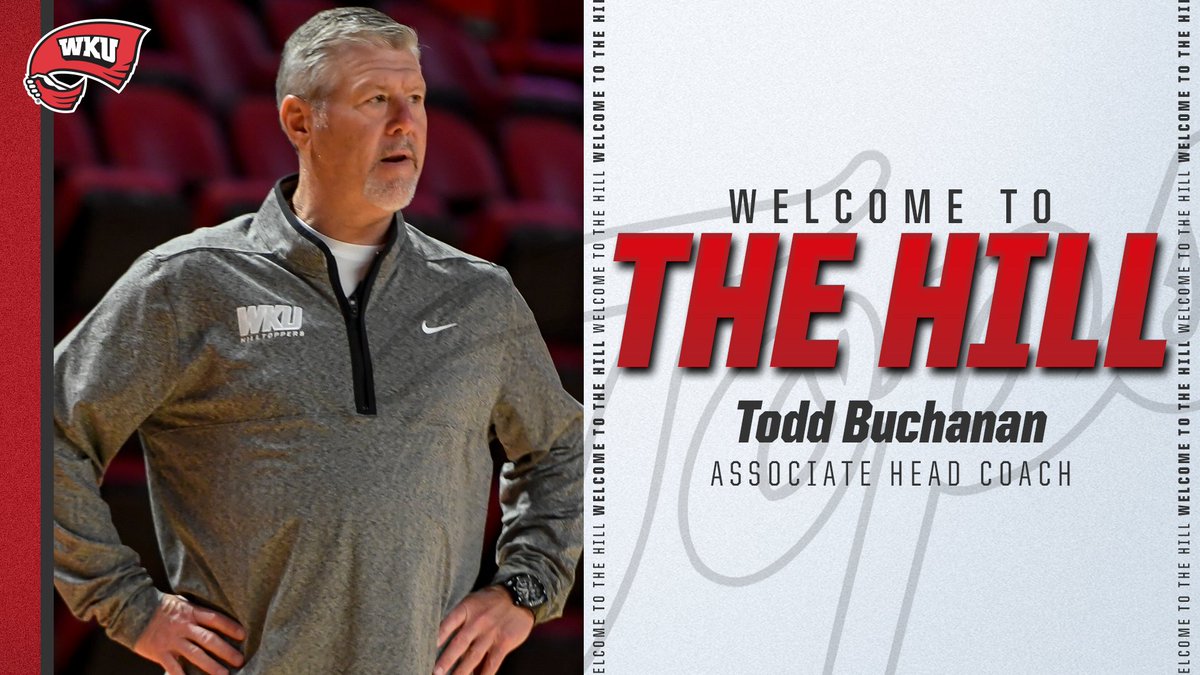 LadyTopperHoops's tweet photo. 𝗪𝗲𝗹𝗰𝗼𝗺𝗲 𝘁𝗼 𝗧𝗵𝗲 𝗛𝗶𝗹𝗹

Help us welcome our newest staff member, Todd Buchanan! 

📰 https://t.co/dBXcKK35z3 https://t.co/TERuWm8mRi