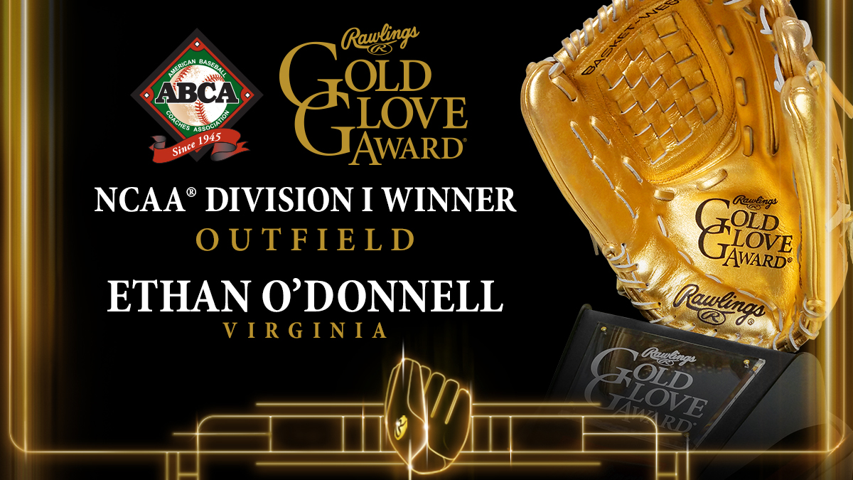 The 2023 Rawlings Division I Gold Glove Award Winner - Outfield: Ethan O'Donnell

#RawlingsGoldGloveAwards

@ABCA1945