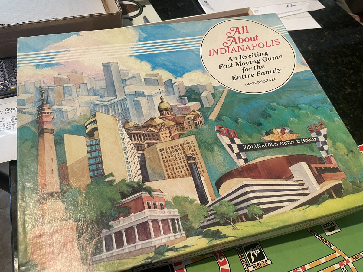 Ed Fujawa on Twitter "Picked up this amazing Indianapolis board game