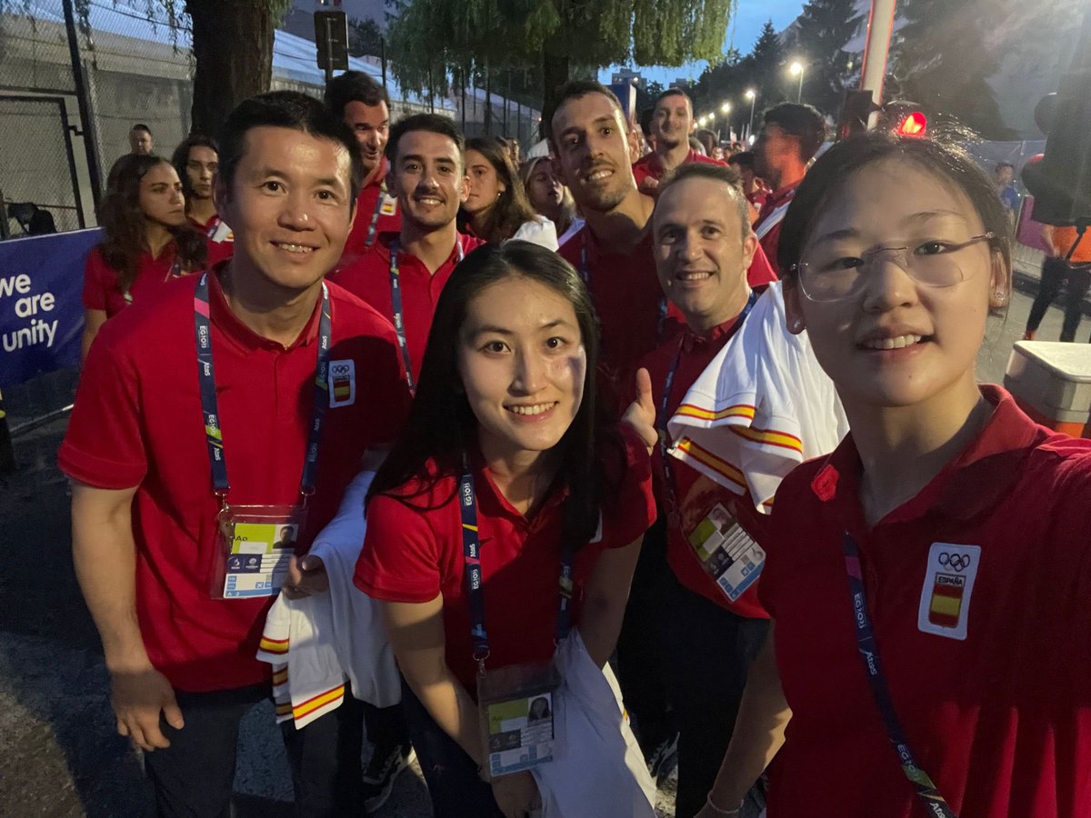 ¡Listos para la ceremonia de apertura!🤩

#EuropeanGames2023 #ElCorazonDeEspaña