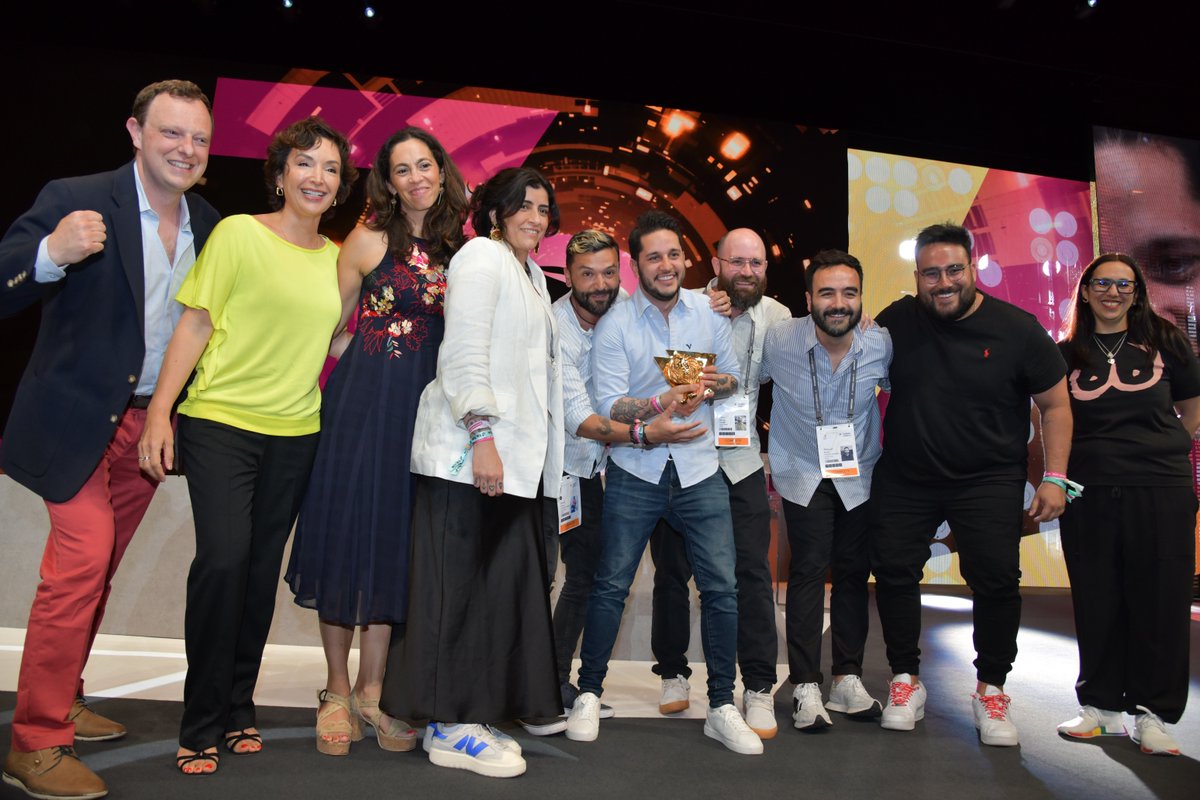 The team at @VMLYRCommerce is turning milk barcodes into Gold and Silver Lions today at @Cannes_Lions! Congratulations for bringing home the hardware for 'Oreocodes' with @MDLZ. #CannesLions2023 #CreativeCommerce #VMLYRatCannes #WPPCannes