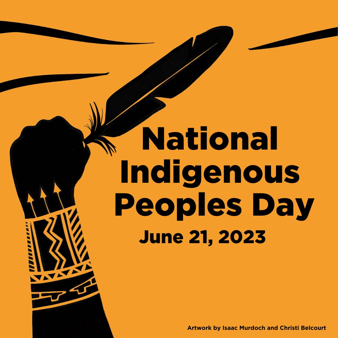 Today is National Indigenous Peoples Day, a time to honour the rich history, heritage, and diverse cultures of First Nations, Inuit, and Métis Peoples throughout Canada. #NIPD2023