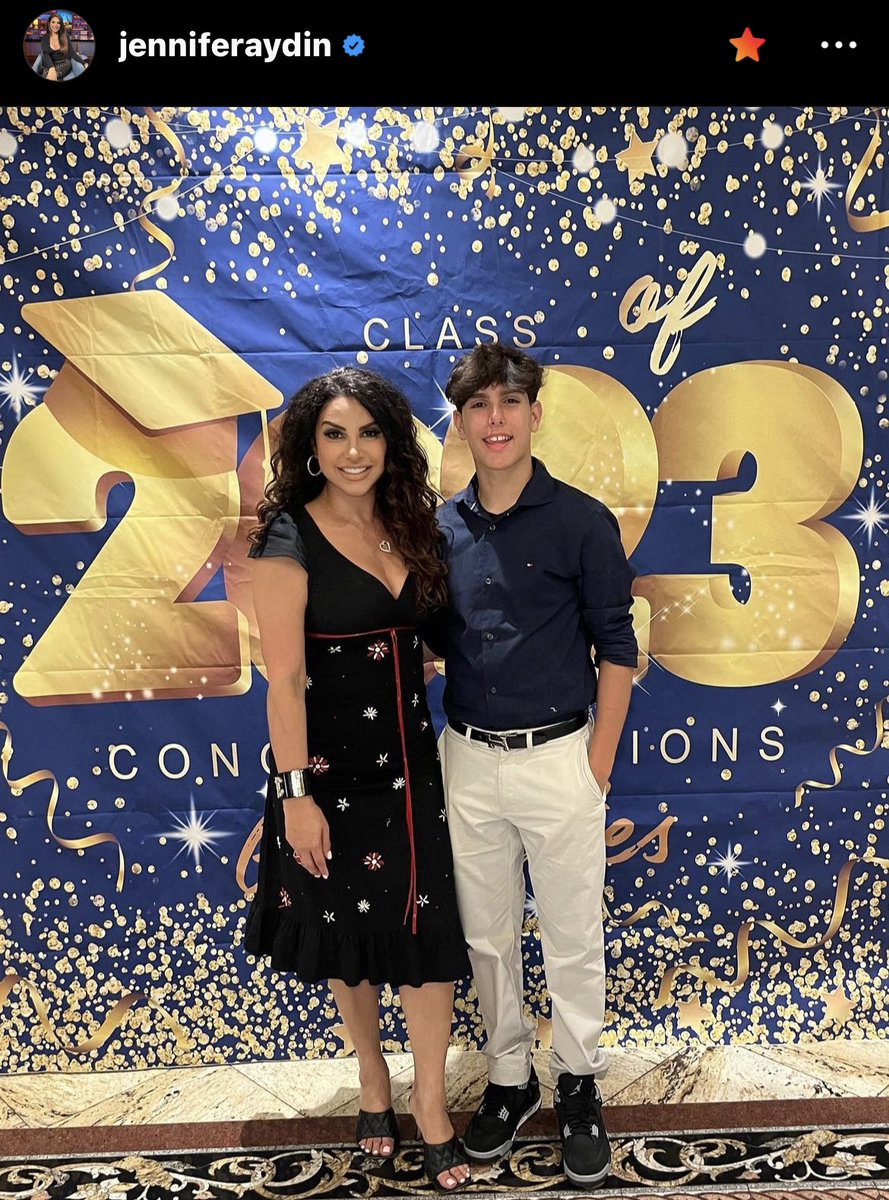 Jennifer’s son Jacob graduated!!! Off to high school 💕💕💕 #RHONJ