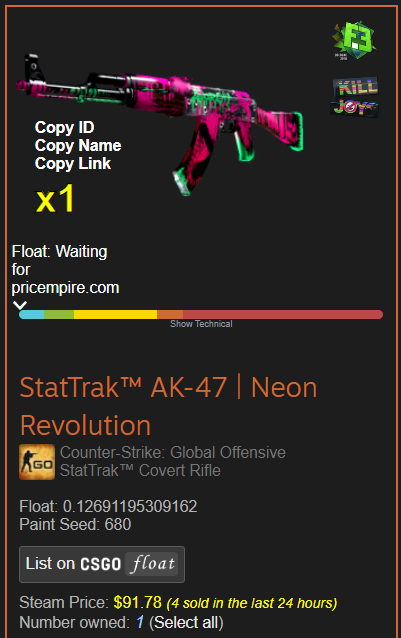 🤑ST AK NEON REVOLUTION GIVEAWAY ($90)🤑

TO ENTER:
✅Like, retweet and follow <a href="/CAZE_GAMING/">CAZE GAMING</a> 
✅Tag a friend

That's it! Winner will be chosen in 7 days! Good luck to everyone who enters!