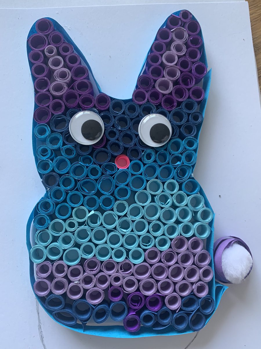 KatrinaKle78's tweet photo. @JulieReece_ @MissLT123 @mroldfieldymg @MrWoodcockYMG @YsgolMaesglas Georgia finished her art work from Friday. 😀 https://t.co/hySlikowcp