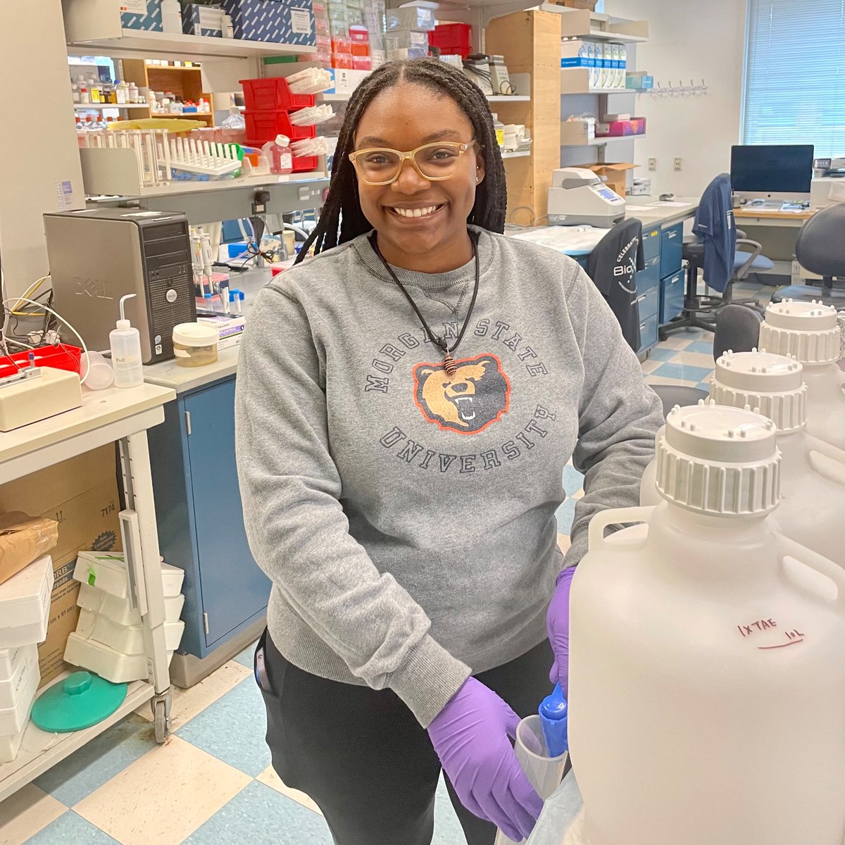 We are ecstatic to welcome @MorganStateU undergraduate student Iyana Gross (@iyanagross1) to our lab! Iyana will be working with us on reprogramming TAMs in lethal prostate cancer.