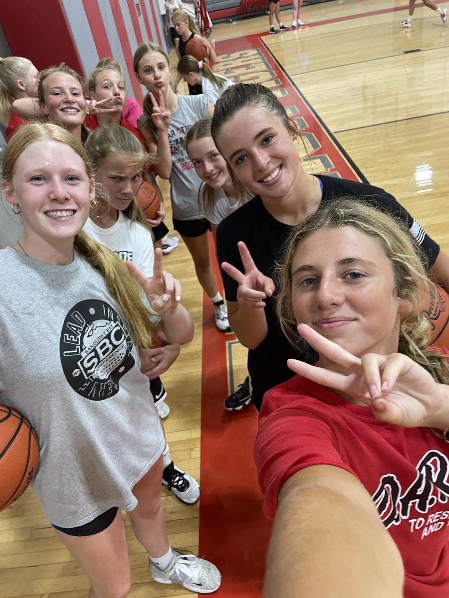 Time for a biddy camp selfie!