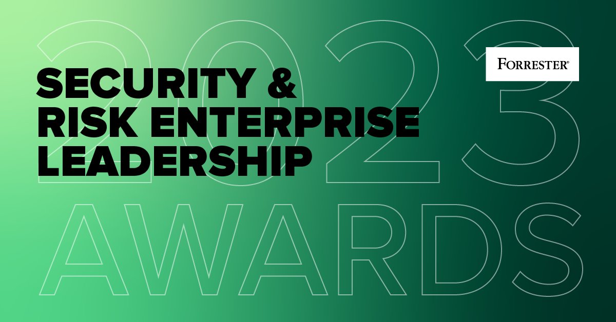 🏆 Nominations for our 2023 Security &amp; Risk Enterprise Leadership Award are now open to celebrate excellence in designing and executing a transformative security, privacy, and risk strategy.

Get all the details here: forr.com/3CEhYRh