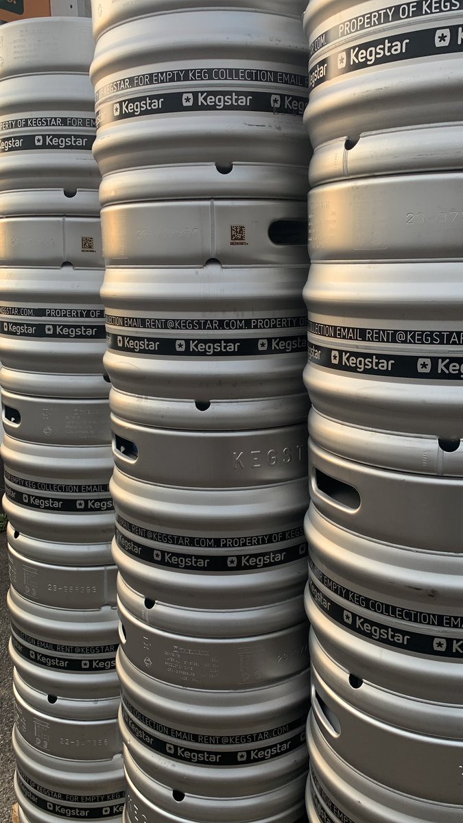 There’s something satisfying when you receive a pallet of brand spanking new kegs.