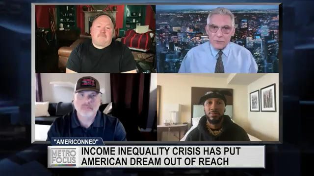 Filmmakers <a href="/Serasanc/">sean claffey</a> &amp; Dave Pederson, along with the president of <a href="/amazonlabor/">Amazon Labor Union IBT</a>, join <a href="/RafPiRoman/">Rafael Pi Roman</a> discuss their documentary @americonneddoc, which examines the wealth divide in America, &amp; the resurgence of the labor movement.
5 &amp; 7pm <a href="/WLIW21/">WLIW21</a> 
5:30pm <a href="/MyNJPBS/">NJ PBS</a> 
6pm <a href="/ThirteenWNET/">THIRTEEN</a>