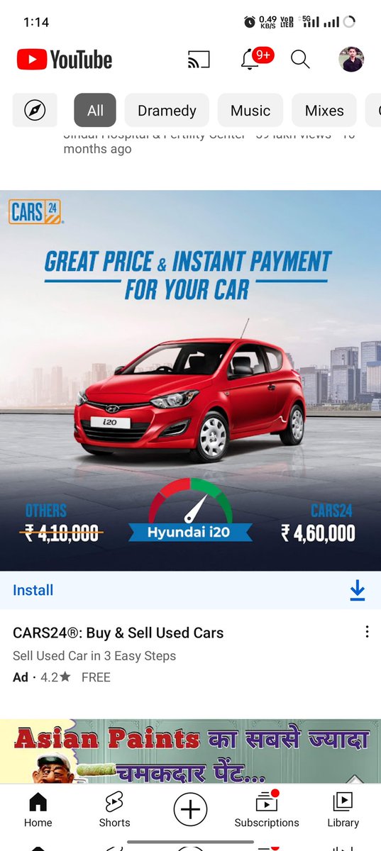 BalendraDiwan's tweet photo. Amezing deal @cars24india other price 410000 and your price 460000 good 50k extra ?? https://t.co/TxmuQIvdzX