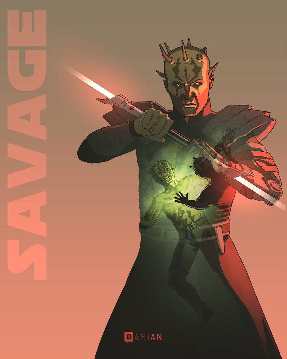 #SavageOpress Poster

I forgot to post Savage Opress here! I hope you liked this series, it was wonderful to do these posters and to share with you my favorite SW characters

#DarthMaul #starwarsfanart #starwarsart #Clonewars #TheCloneWars #Maul