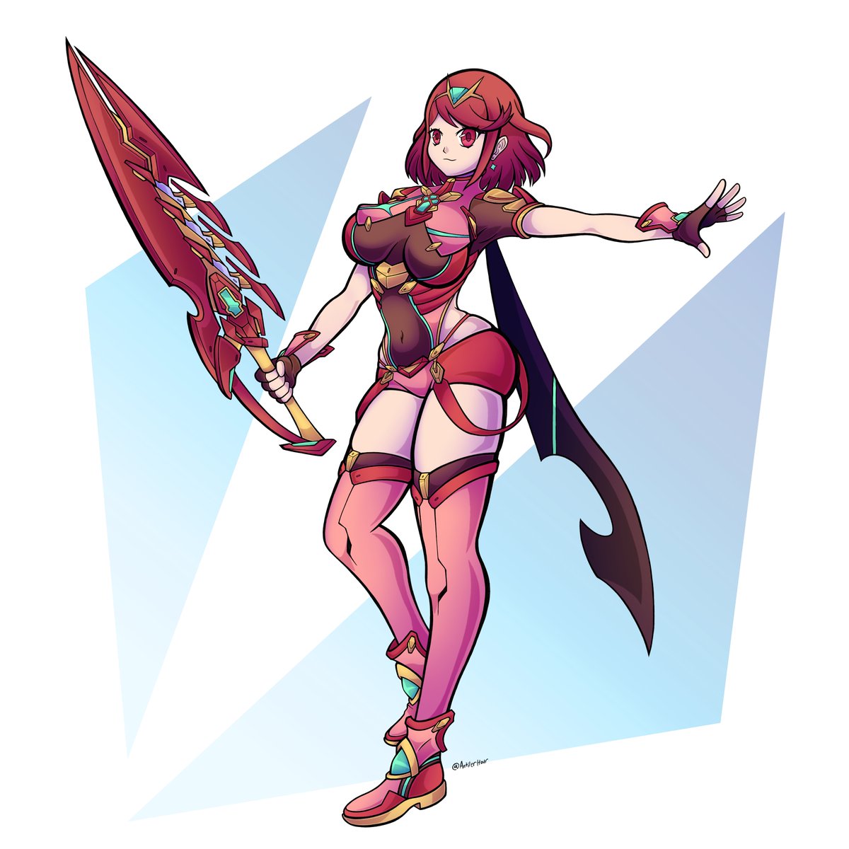 Pyra art is here!
Likes and Retweets appreciated!
#XenobladeChronicles2 #Xenoblade2