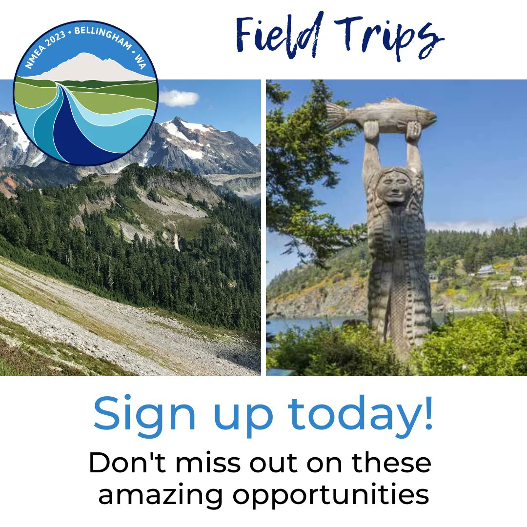 Extend your #NMEA2023 conference experience with a valuable opportunity to learn directly from Coast Salish knowledge sharers about this sacred landscape! Sign up for either the Snow Caps to White Caps or Deception Pass/Padilla Bay field trips by JUL 14! marine-ed.org/conference/202…