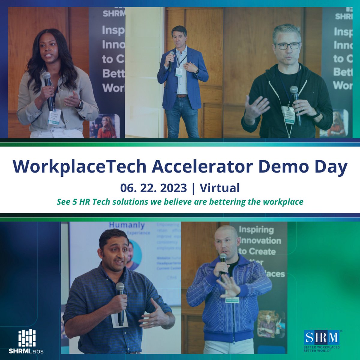 thegoodjobteam's tweet image. Join us June 22nd as our CEO, @stephendj11, will be presenting at the SHRM  WorkplaceTech Accelerator Demo Day! Register here: shrm.co/DemoDay23#SHRM… #ElevatingHR #WorkplaceTechAccelerator #2023DemoDay