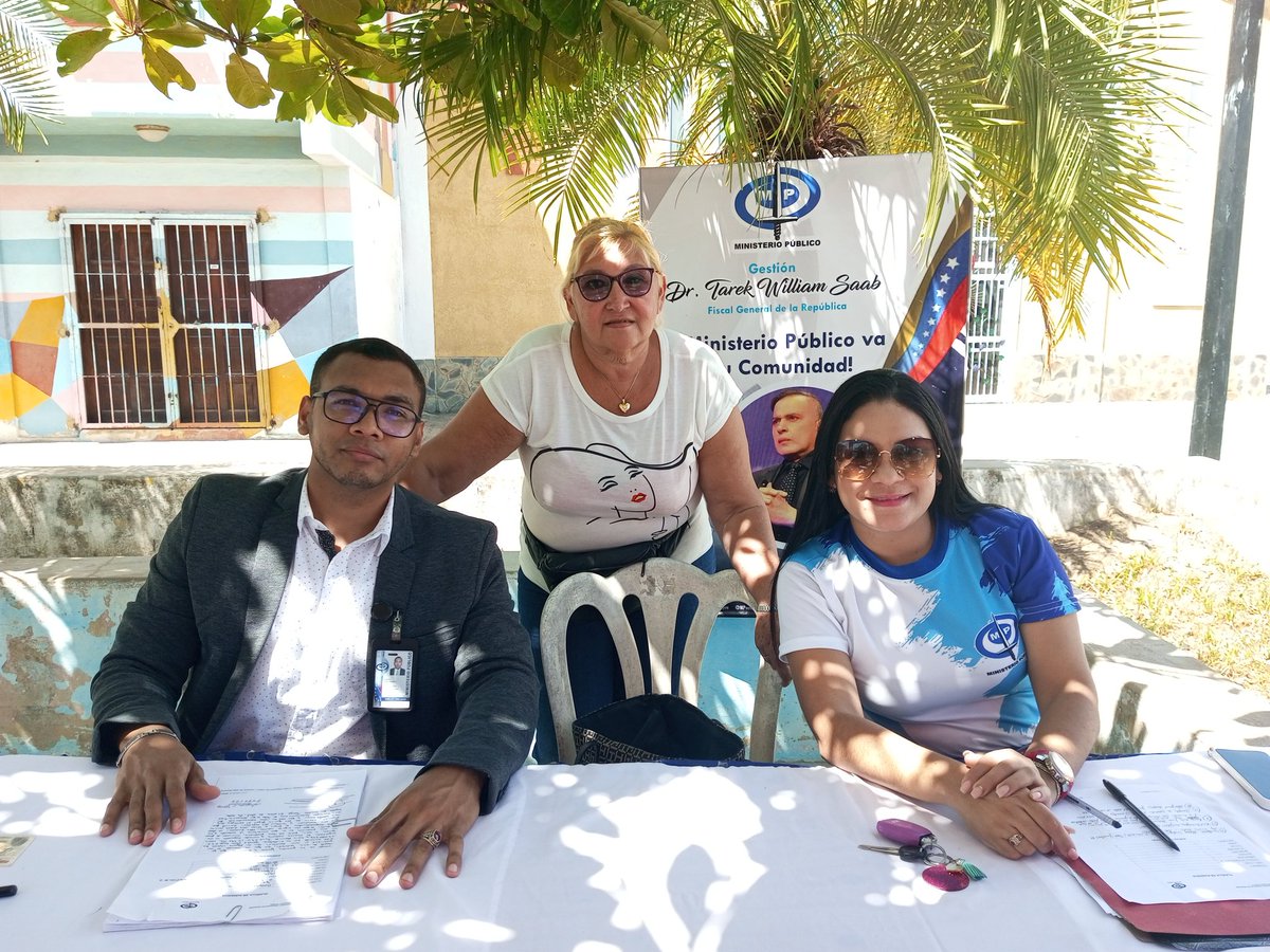 Yoleyma Arcia Yanez (@yoleymay) on Twitter photo Dr fiscal <a href="/TarekWiliamSaab/">Tarek William Saab</a> mi mamá fue atendida por los fiscales en la plaza Bolívar de Chichiriviche en el marco del programa el MP va a tu comunidad, esperando las actuaciones correspondiente "Gracia a los fiscales de la Quinta de tucacas" <a href="/MinpublicoVEN/">Ministerio Público venezolano</a> <a href="/mpsala1/">MP Sala Situacional 2022</a> Dr fiscal <a href="/TarekWiliamSaab/">Tarek William Saab</a> mi mamá fue atendida por los fiscales en la plaza Bolívar de Chichiriviche en el marco del programa el MP va a tu comunidad, esperando las actuaciones correspondiente "Gracia a los fiscales de la Quinta de tucacas" <a href="/MinpublicoVEN/">Ministerio Público venezolano</a> <a href="/mpsala1/">MP Sala Situacional 2022</a>