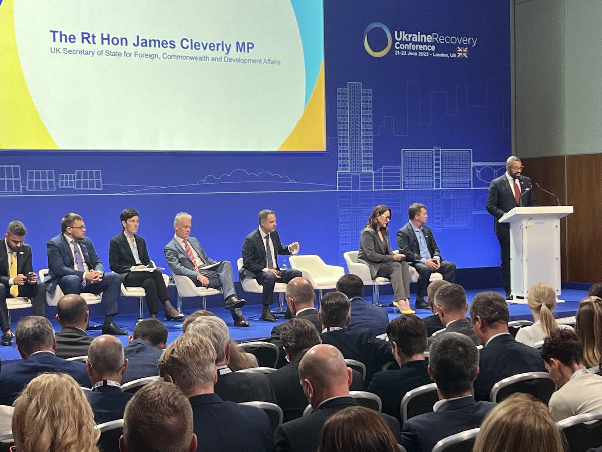 UK Foreign Secretary James Cleverly - UK helped Ukraine to build out a cutting edge + transparent digital procurement system - Prozor - which has saved the country almost $250 million in the year before the war. An important step in addressing issues of corruption + rule of law.