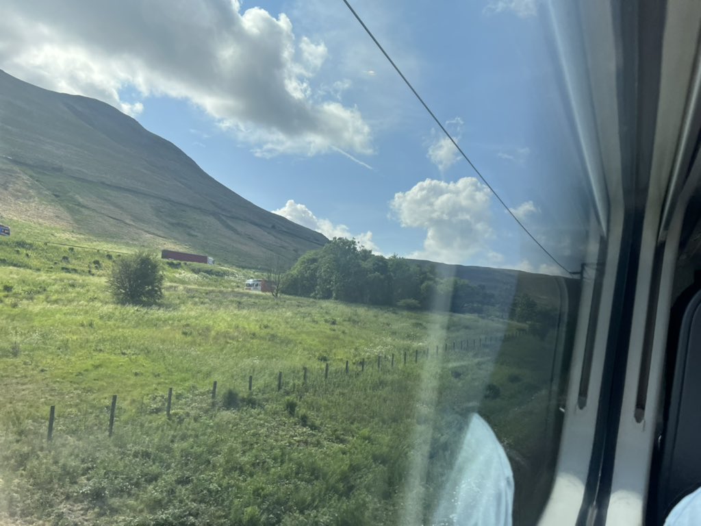 Love the scenery through the lakes on the WCML