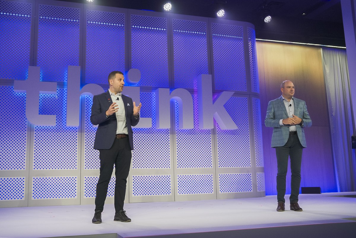 What a great start to #ThinkToronto! I am thrilled to be joined by Frank Attaie as we welcome 900+ clients, partners and IBM experts to today's exciting discussions on #watsonx, AI, hybrid cloud and security.

@IBMWatson  #AiforBusiness ibm.biz/BdyPxs