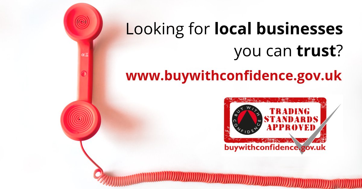 When it comes to choosing businesses, trust and customer service matter. Ensure your peace of mind by choosing Trading Standards approved businesses. 
From reliable service to consumer protection, #BuyWithConfidence got you covered!✅

buywithconfidence.gov.uk 
#StandardsMatter