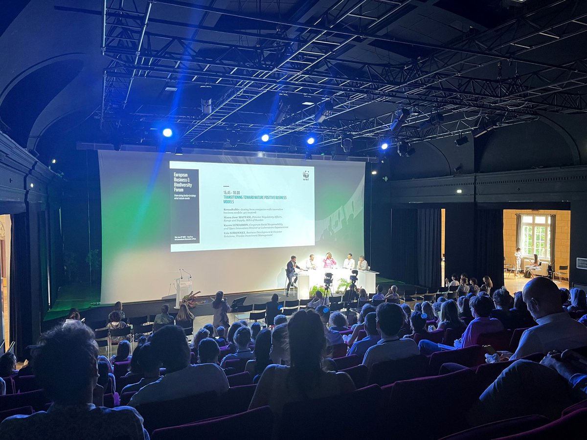 🌱@Orange était présent ce 21 juin au WWF’s European Business &amp; Biodiversity Forum pour présenter ses projets d'investissement en capital naturel et leurs effets sur la #biodiversité. Ces projets sont portés par le fonds Orange Nature, notre fonds carbone corporate. <a href="/WWF/">WWF</a> #nature