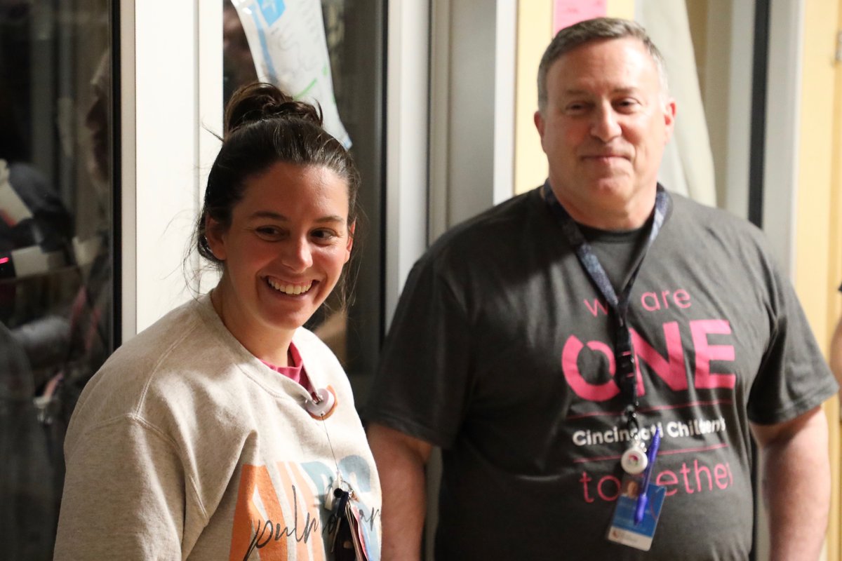 CincyChildrens's tweet photo. Our overnight staff was the first to learn that we have been named the #1 children’s hospital in the nation according to @usnews! Many of these employees work in our top ranked specialties. You can see the list here – https://t.co/UWSGRcGmxG #WeAreCincyKids https://t.co/wo0Fz7A5oc