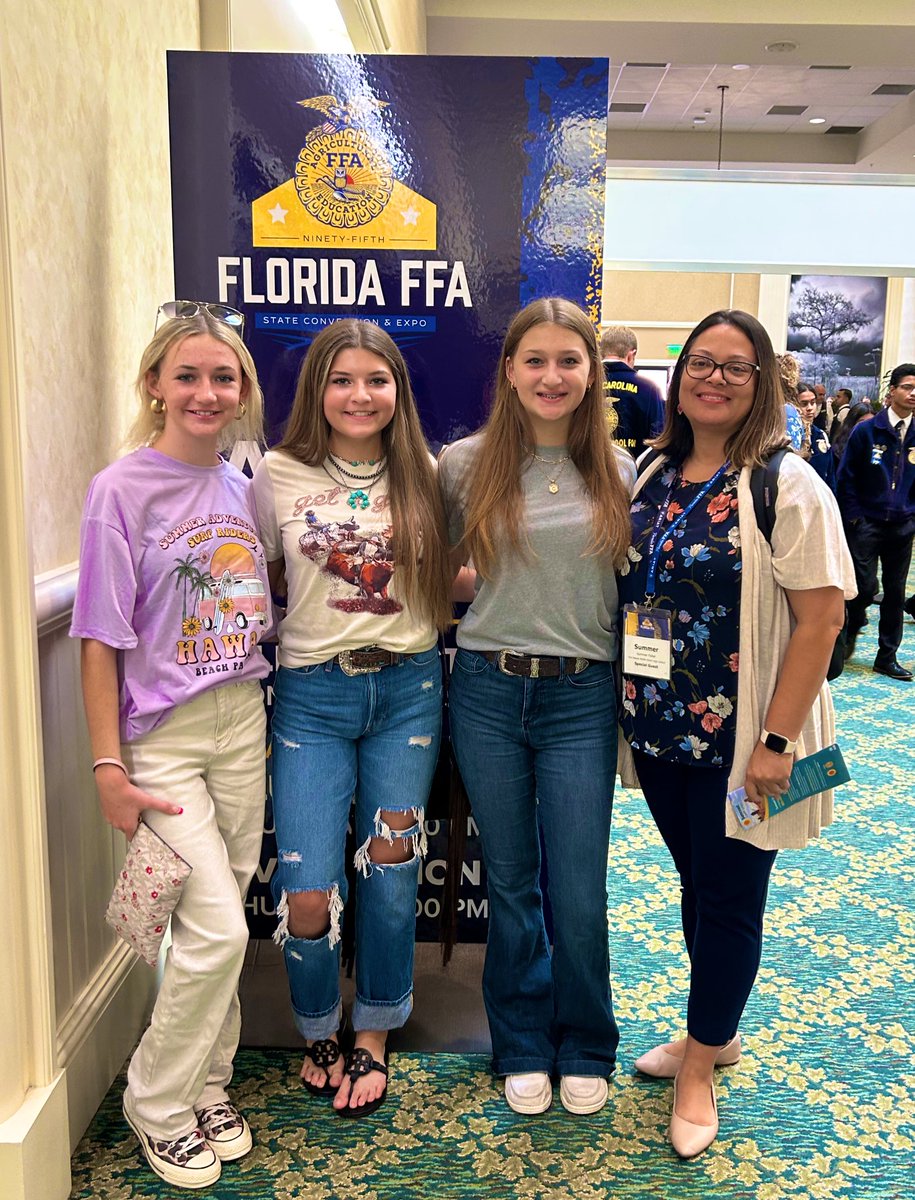 Enjoyed meeting up with our <a href="/FMMSHS_CTE/">Fort Meade Middle Senior High School CTE</a> Ag Academy at the Orlando <a href="/floridaffa/">Florida FFA</a> convention today!