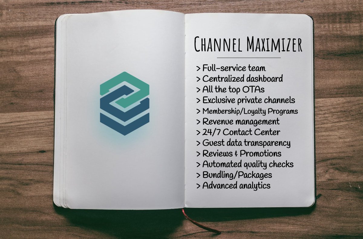 VacayHome's tweet photo. Channel managers simply manage production. 

Us? We maximize it.

#propertymanagement #hospitality #vacationrentals https://t.co/KwP4OQe1Nx
