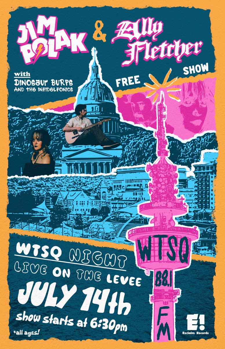 DjDrunkle's tweet photo. made this poster for our Levee show next month, don’t miss or yr a dummy https://t.co/28BosGQoqU
