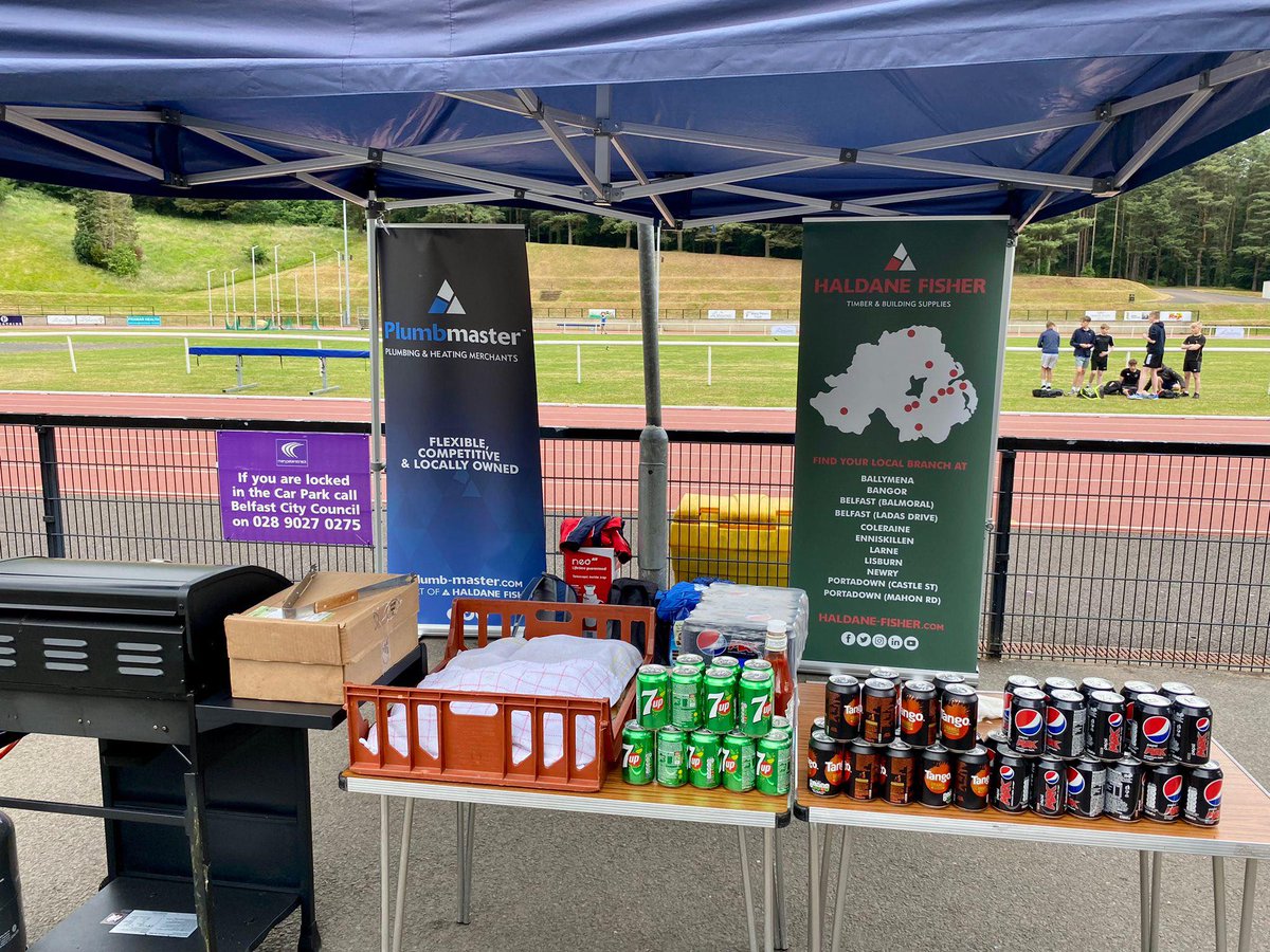 Last night, the Boys Brigade Belfast Battalion held their Athletics Competition at Mary Peters Track...

The Bangor team sponsored the event and even came down to serve up the hotdogs and refreshments themselves!🌭

Hope you enjoyed them, lads!😎