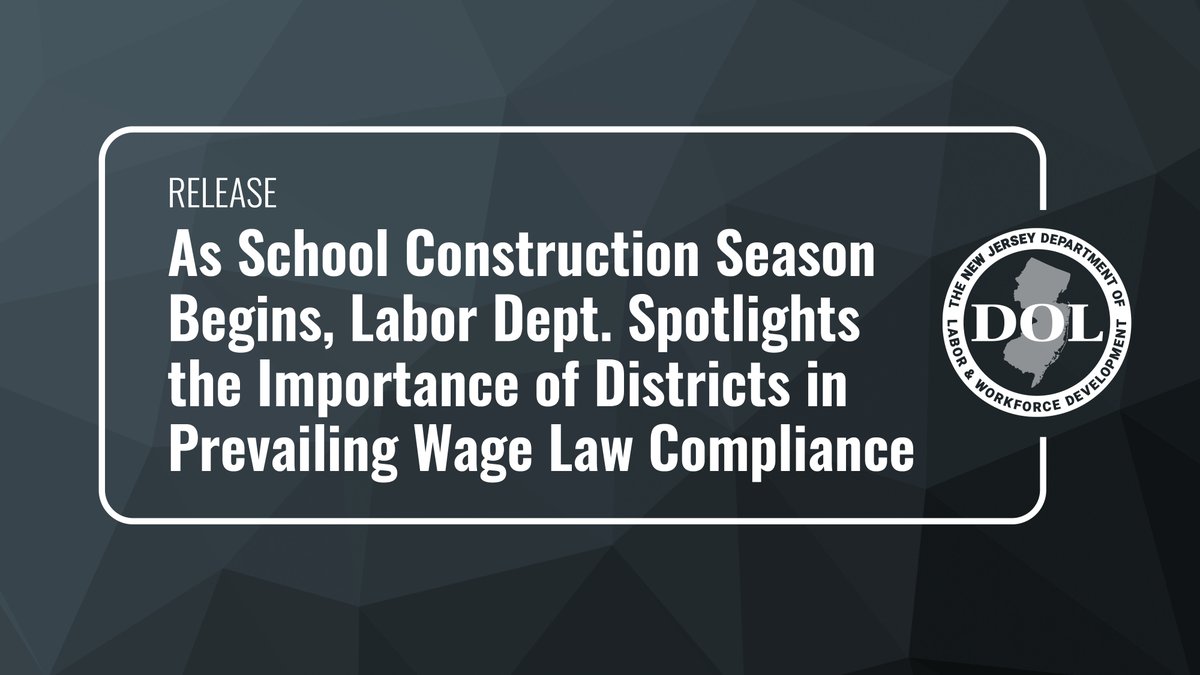 NJ Labor Department on Twitter "NJDOL is highlighting the important role local governments and