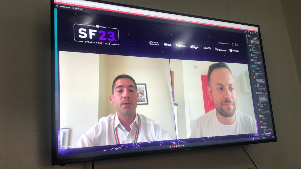 seunjohnson's tweet image. #StrategyFest with Matteo Coppola from Kellogs on facing challenges  and changing the unchangeable! #OnStrategyMode