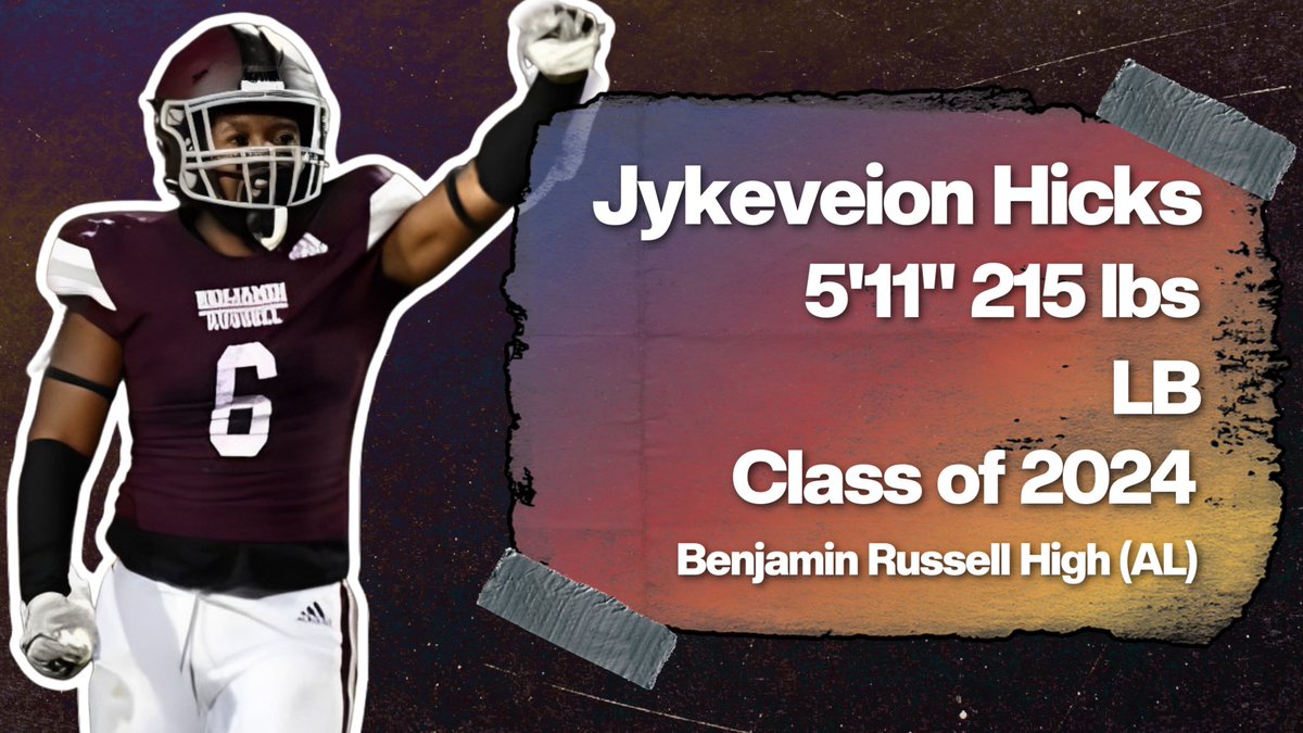 📛 Class of 2024 LB Jykeveion Hicks <a href="/jyhicks6/">jy</a> is a #GameChanger and has Size, Strength and Ability! Check out his Junior Highlights youtu.be/VmDpZhNBv_U