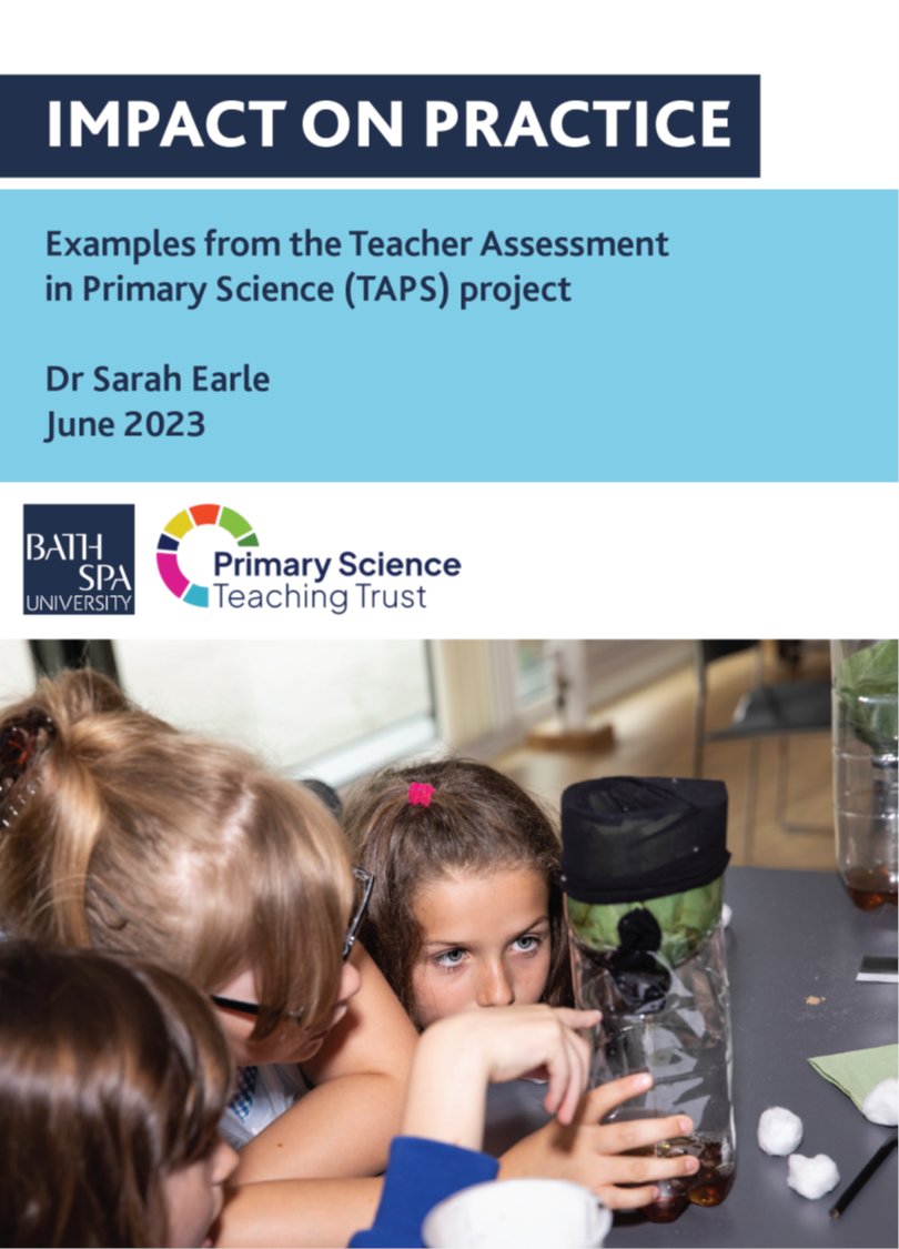 To celebrate 10 years of the <a href="/BathSpaUni/">Bath Spa University</a> Teacher Assessment in Primary Science (TAPS) project, we have created a freely downloadable headlines booklet, summarising our findings and resources tinyurl.com/TAPS10years