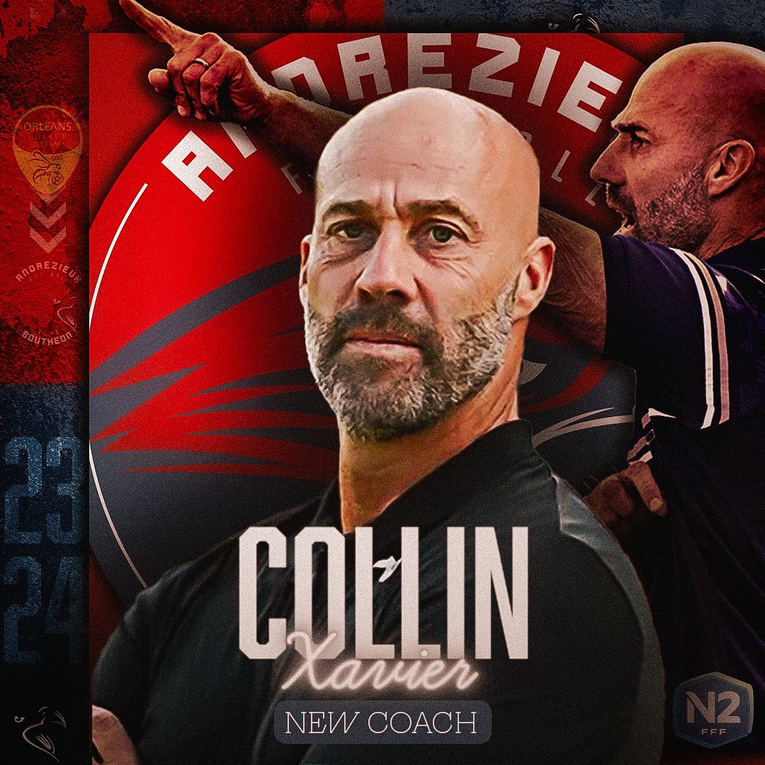 andrezieuxbthfc's tweet photo. 𝝝𝗙𝗙𝗜𝗖𝗜𝗘𝗟 ✅

👉 L'ABFC est heureux d'annoncer la nomination de 𝐗𝐚𝐯𝐢𝐞𝐫 𝐂𝐨𝐥𝐥𝐢𝐧 au poste d'entraîneur principal de notre équipe fanion. 

〰️ 
#TeamFaucon 🔵🔴 | #Faucon #SecondEnvol #national2 #doussonacademy https://t.co/Zk66MnJWZa