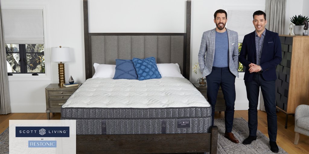 Hands up if you’re ready for a bedroom redesign! Start with a mattress upgrade from our partners at <a href="/drewandjonathan/">Drew & Jonathan</a>:  restonic.com/mattresses/sco… #ScottLiving <a href="/MrDrewScott/">Drew Scott</a> <a href="/JonathanScott/">Jonathan Silver Scott</a>