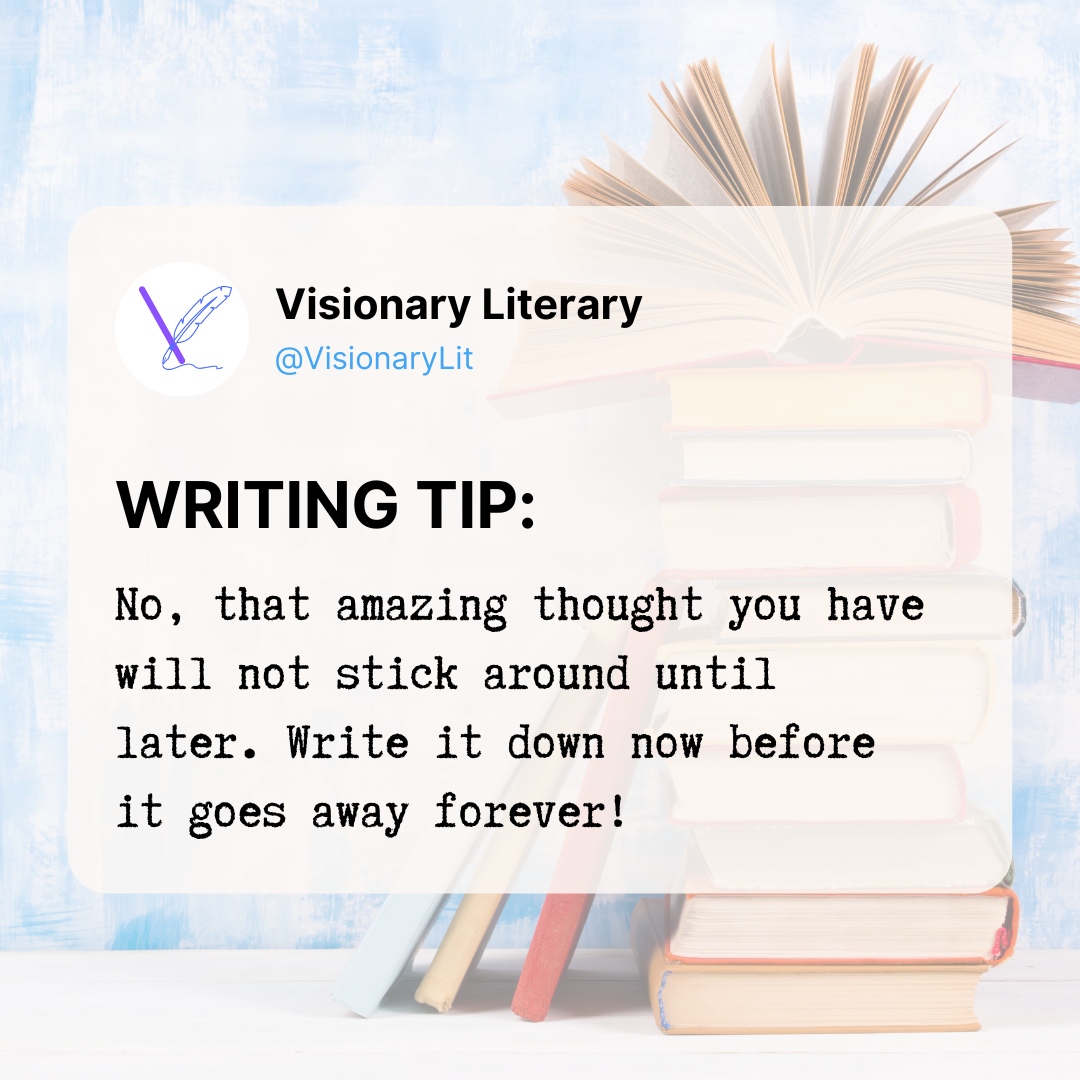 You've got a little audio recording device in your hand right now. 

Don't be afraid to use it!

#writingtipwednesday #visionaryliterary #nonfictionwriting