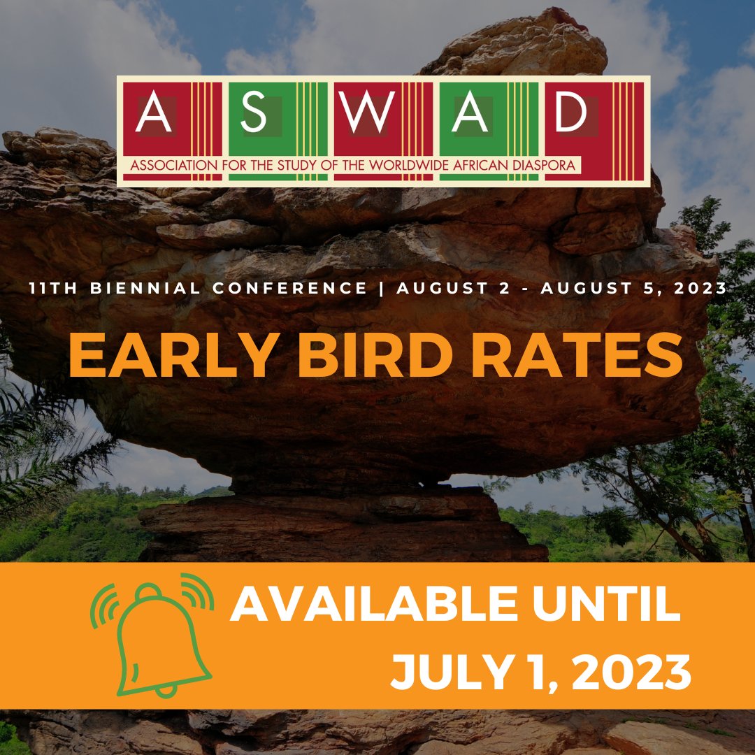 As a reminder, the Early Bird Registration Rates for #ASWAD2023 have been extended to July 1. Registration link: aswad.memberclicks.net/index.php?opti…
