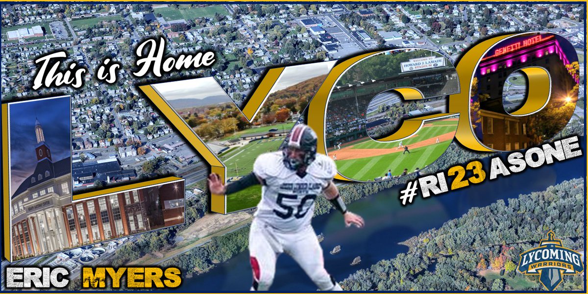 One of our first commits of the class of 2023 - from Clearfield High School, PA - Offensive Lineman Eric Myers. Welcome to the Warrior Family, Eric! #RI23ASONE