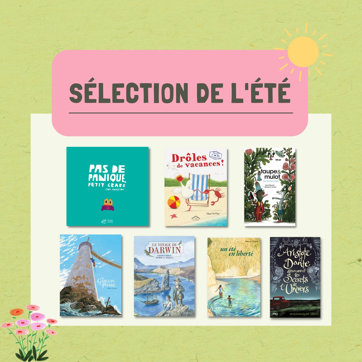 C'est officiellement l'été  !☀️

Avec la chaleur de ces dernières semaines, l'équipe des Incorruptibles avait déjà réfléchi à de petites lectures estivales.  

Et vous, quelle est votre première lecture de l'été ? 🏖️

#prixdesincos #lecturedété