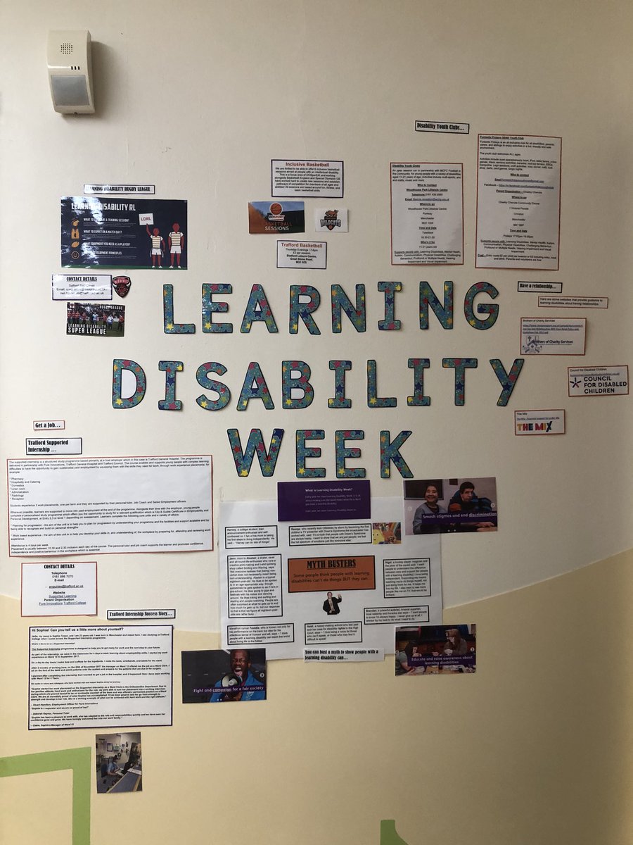 CRC are very proud to be supporting all our patients and especially in this #LearningDisabilityWeek