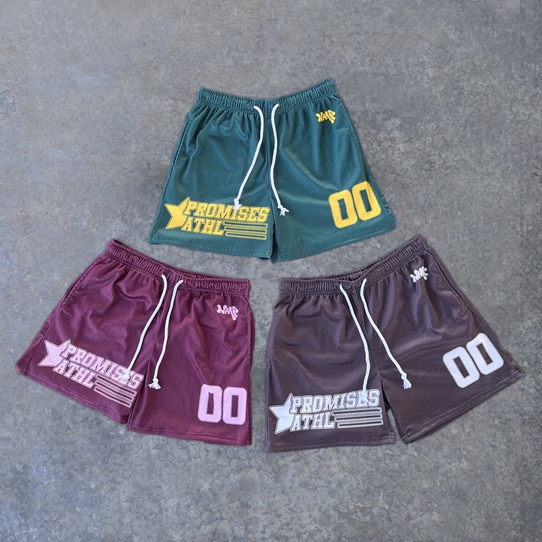 NMPromisesNY's tweet photo. 'Promises Athl' Mesh Shorts dropping June 30th @ 3pm est / 12pm pst https://t.co/KixTCLmBY0