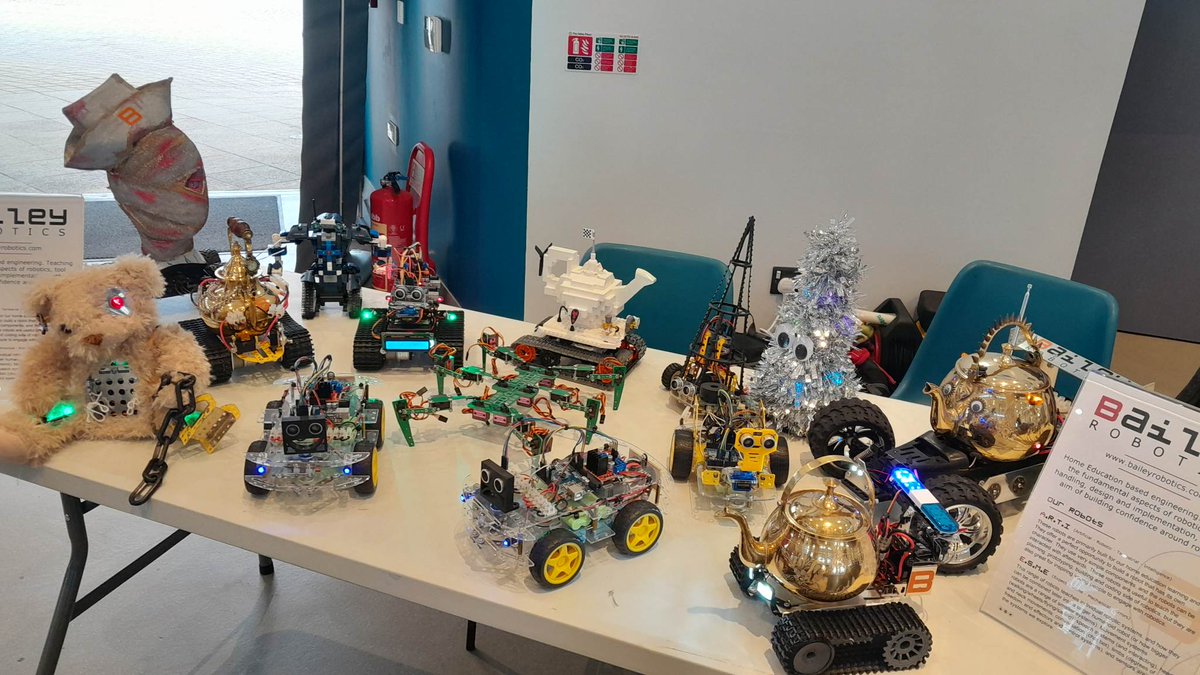 BaileyRobotics's tweet image. We had a fantastic time on Saturday, showing some of our home education built robots, at the 2023 Aber Robotics #Beachlab, in the beautiful Aberystwyth Bandstand.

#aberystwythuniversity #roboticsengineering #robotics #homeeducation