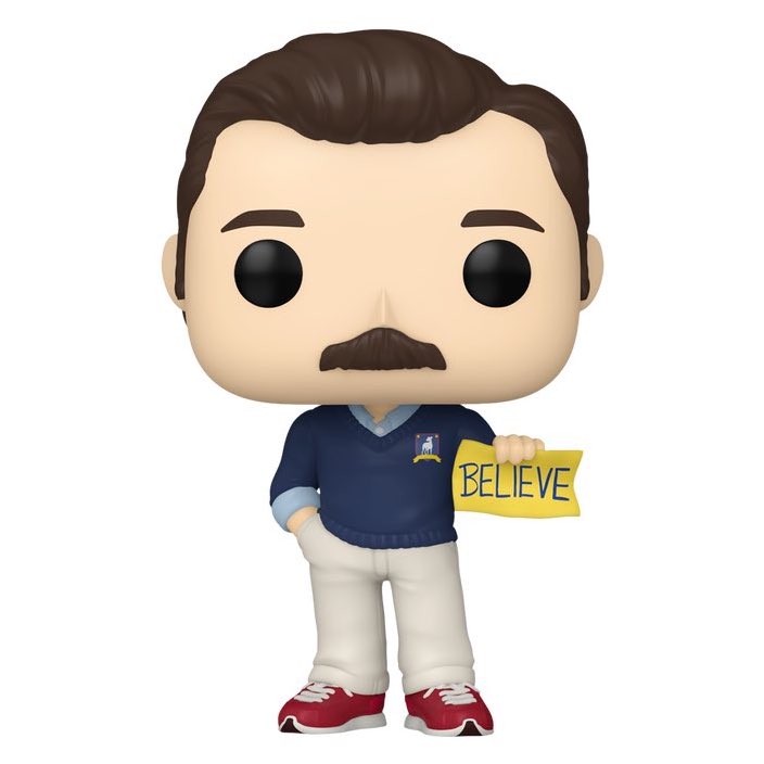 First look at the new Believe Ted Lasso Funko POP! Coming soon exclusively to the F Shop ~ #TedLasso #FPN #FunkoPOPNews #Funko #POP #POPVinyl #FunkoPOP #FunkoSoda